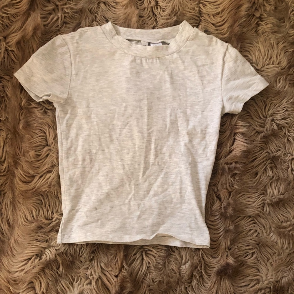 H&M | Tight-Fit Baby Tee | XS